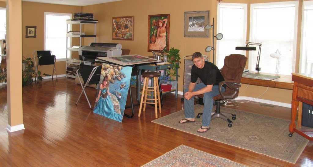 Kip Richmond in his North Carolina studio